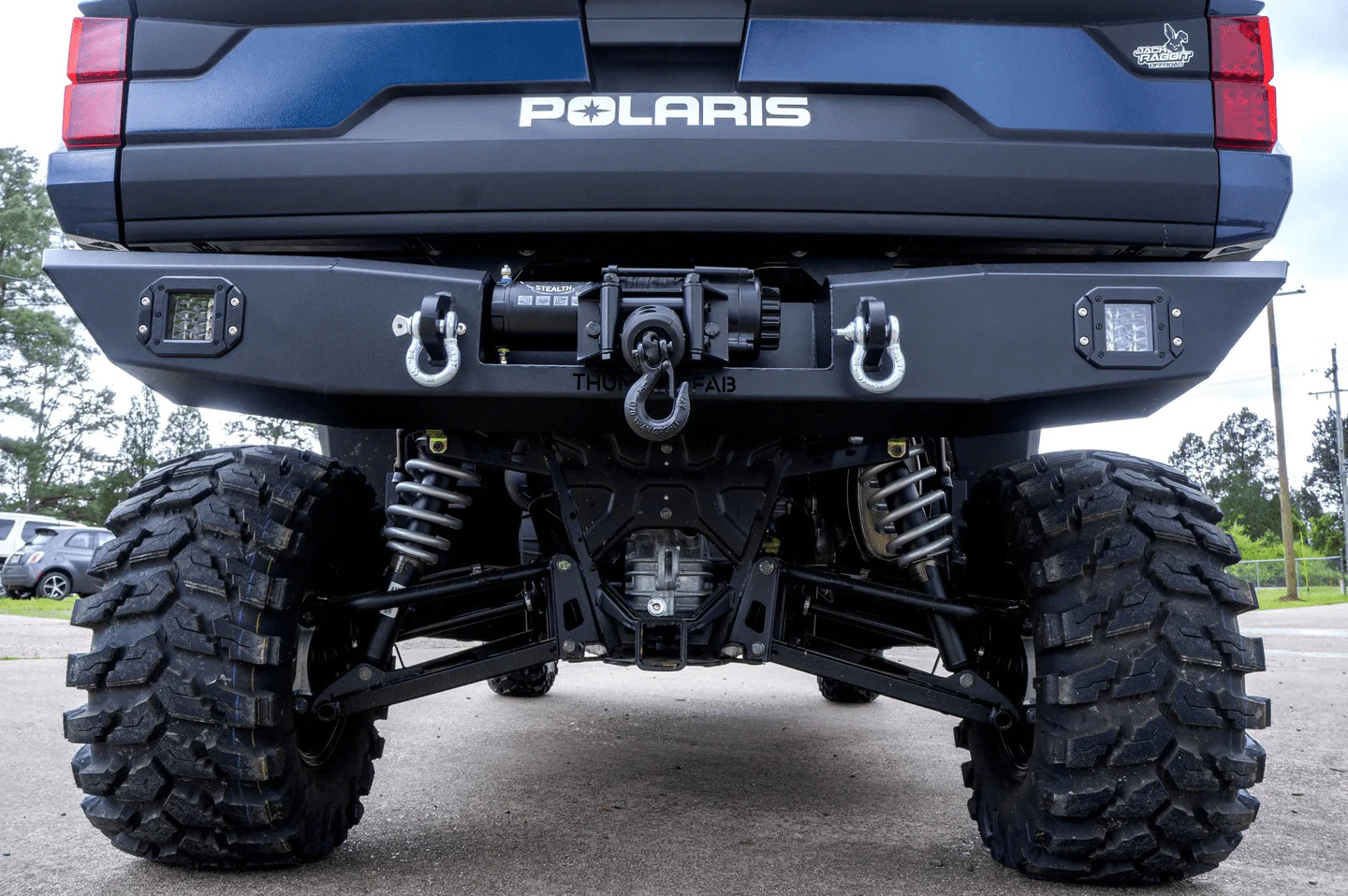 Thumper Fab Polaris Ranger Rear Winch Bumper - Image 12