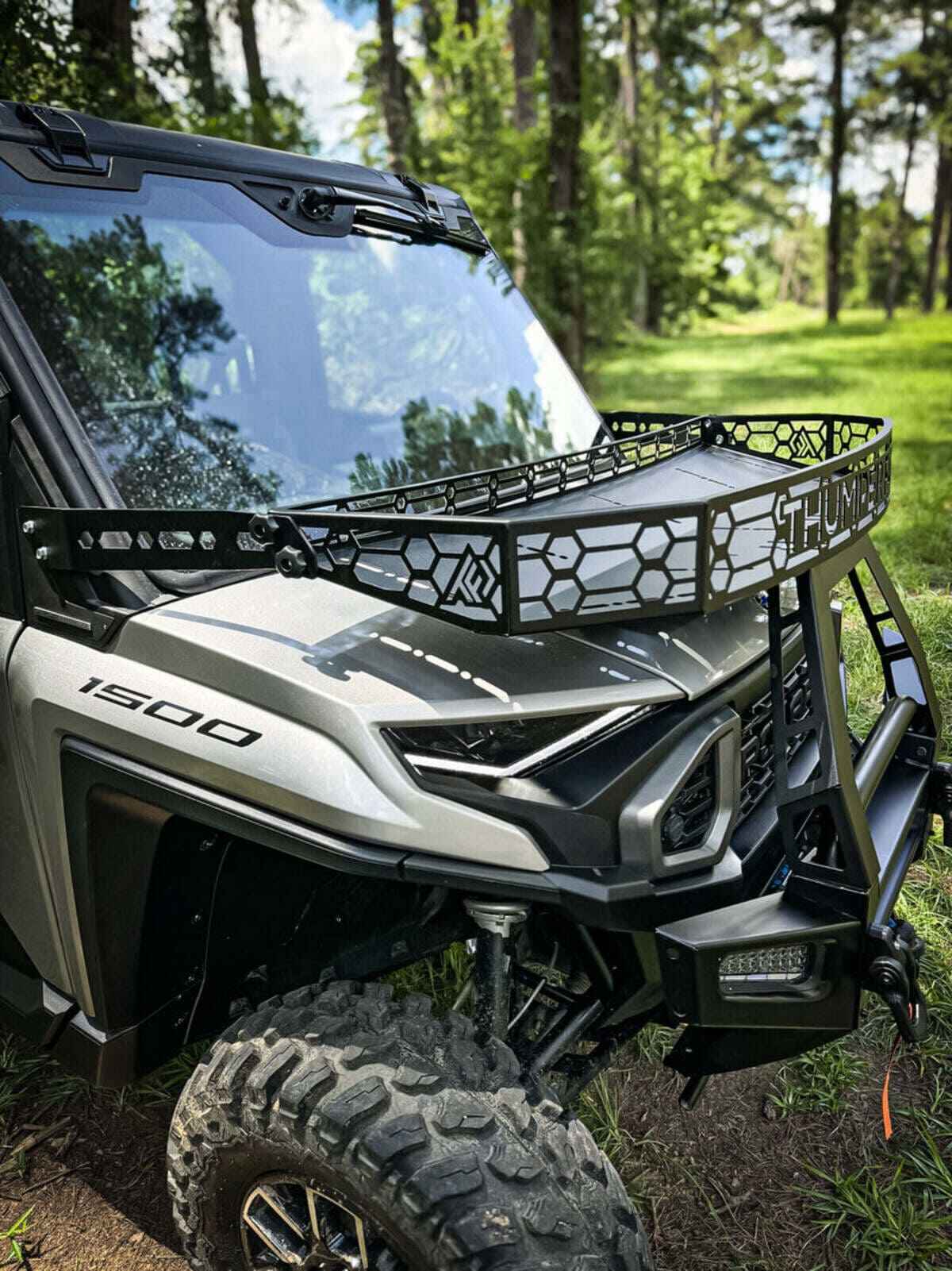 Thumper Fab Polaris Ranger XD 1500 Hood Rack OEM Bumper - Image 3