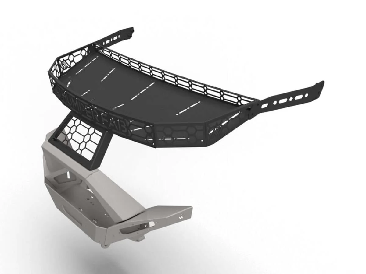 Thumper Fab Polaris Ranger XD 1500 Hood Rack Thumper Bumper - Image 5