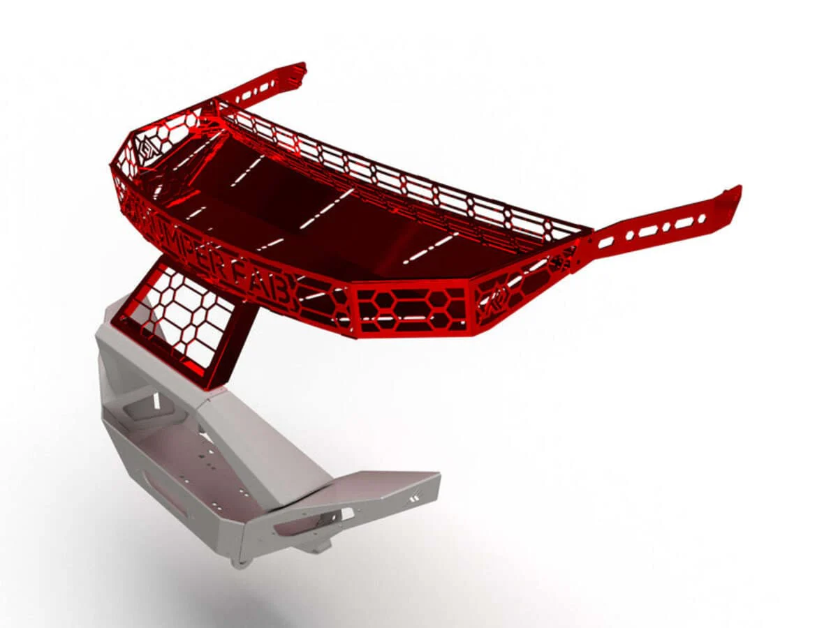 Thumper Fab Polaris Ranger XD 1500 Hood Rack Thumper Bumper - Image 6
