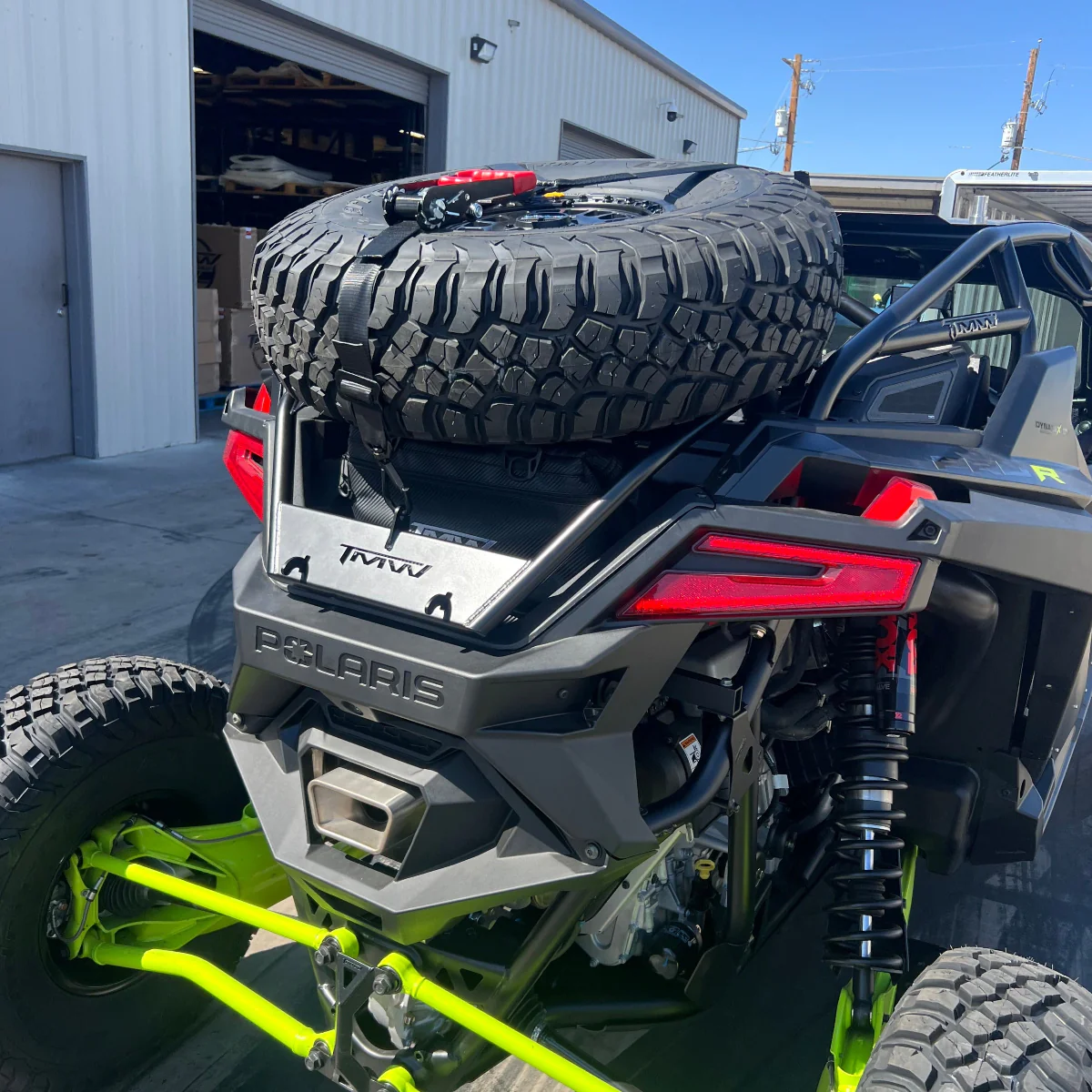 TMW Polaris RZR Spare Tire Rack - Image 2