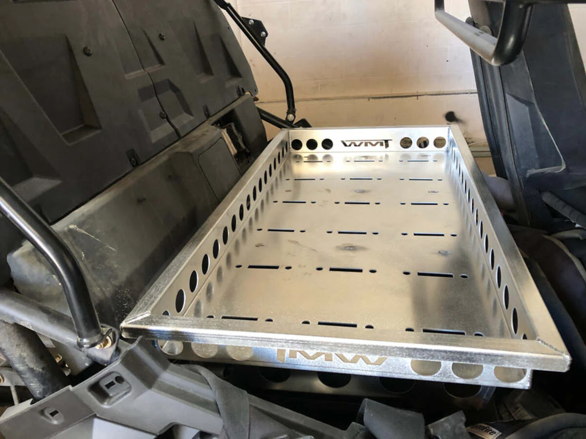 TMW Polaris RZR Rear Seat Delete Tray - Image 2