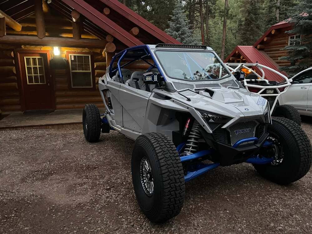 TMW Polaris RZR Turbo S Full Safety Glass Windshield - Image 3