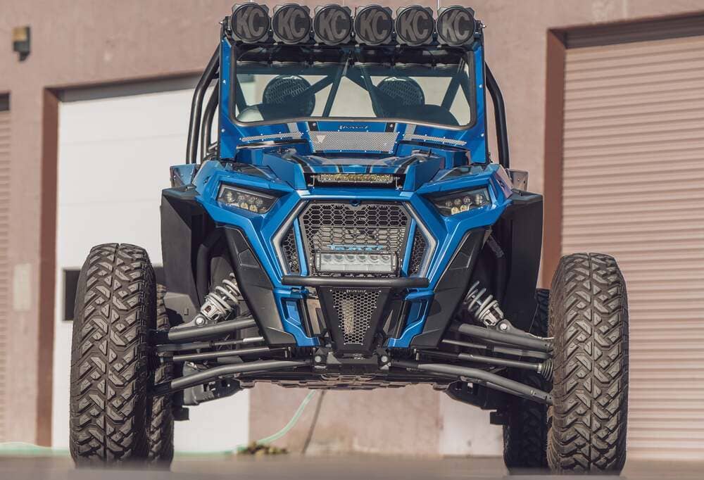 TMW Polaris RZR Turbo S Full Safety Glass Windshield - Image 6
