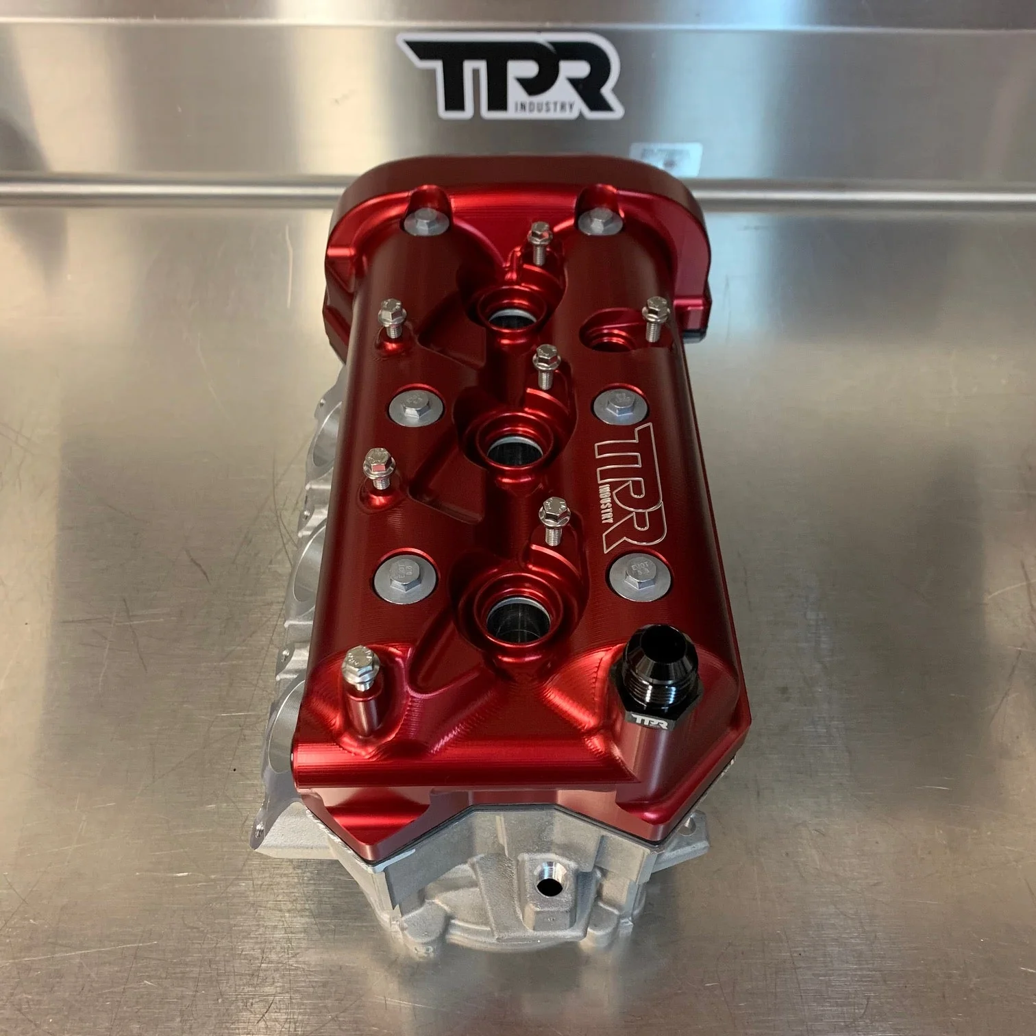 TPR Industry Billet Valve Cover X3 - Red - Image 2