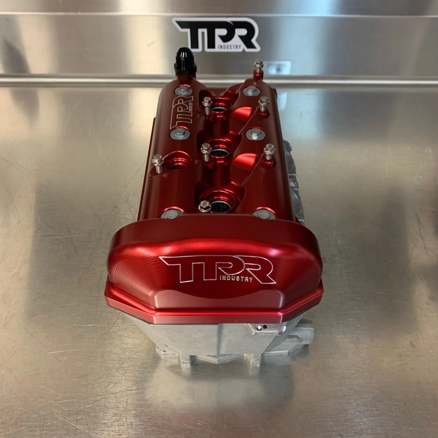TPR Industry Billet Valve Cover X3 - Red - Image 4