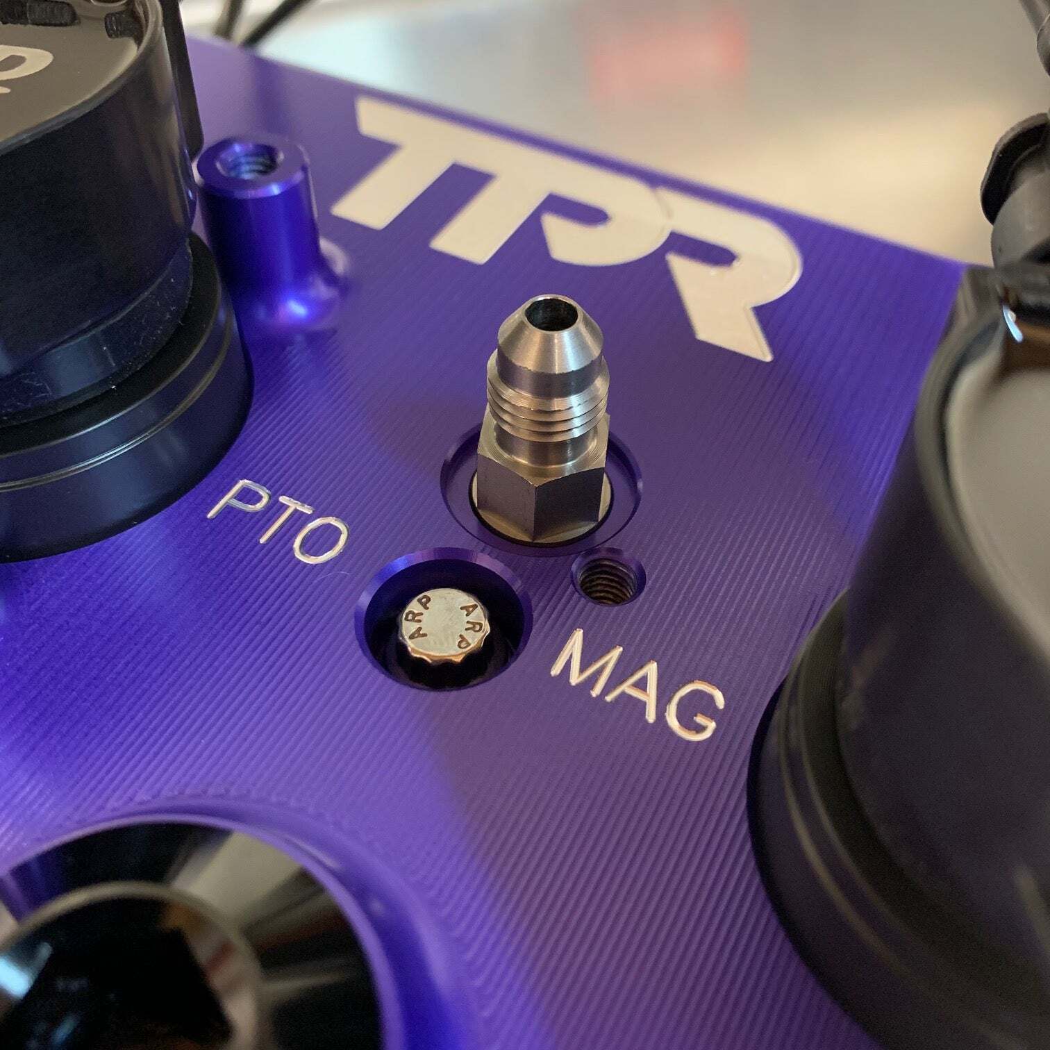 TPR Industry RZR Billet Valve Cover - Purple - Image 3