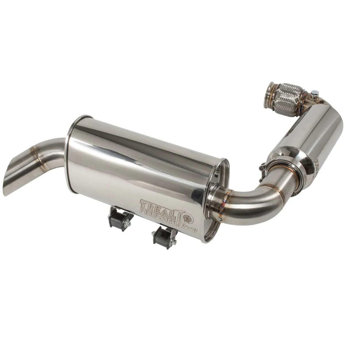 Treal Performance '17-'23 Can-Am Maverick X3 Trail Side Exit Exhaust System - Image 2