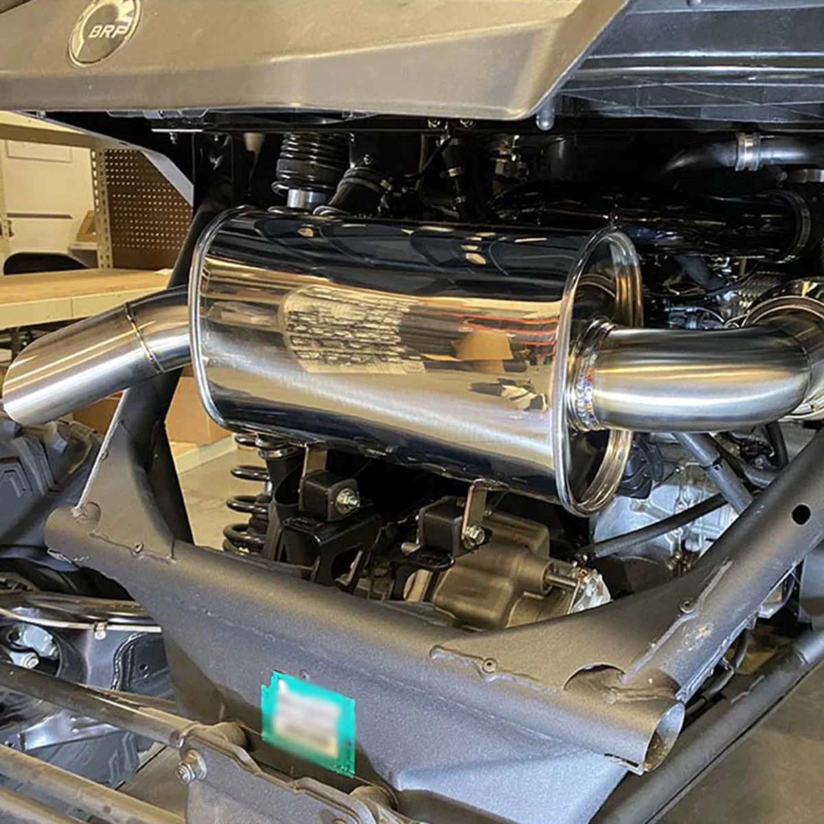 Treal Performance '17-'23 Can-Am Maverick X3 Trail Side Exit Exhaust System - Image 4
