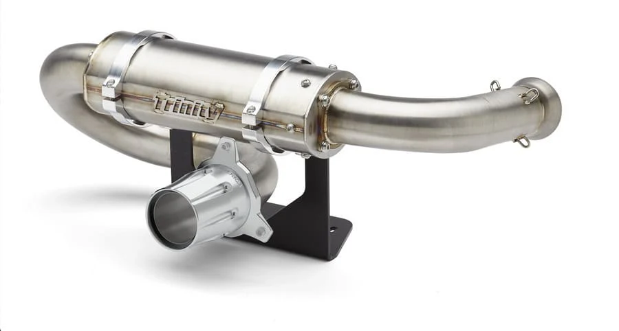Trinity Racing Can-Am Maverick X3 Center Exit Slip On Exhaust - Image 3