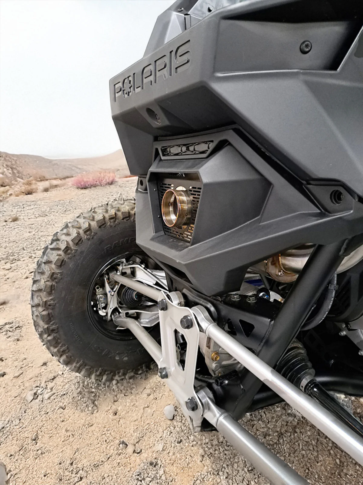 Trinity Racing Polaris RZR Pro R Center Exit Slip-on Exhaust - Image 2