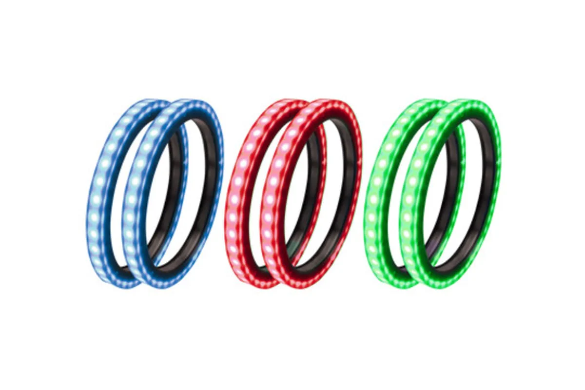 UTV Stereo 6.5" RGB LED Speaker Rings - Pair