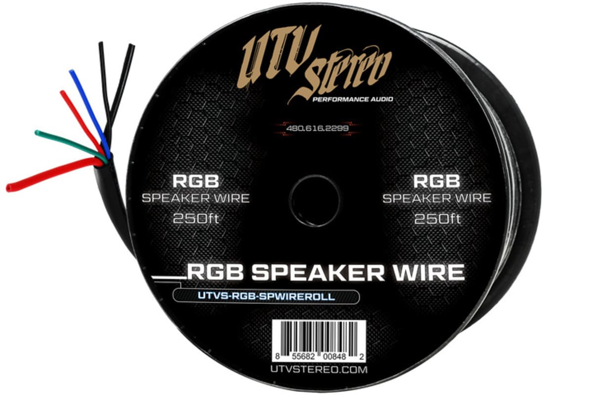 UTV Stereo 6 Conductor 250' RGB Speaker Wire - Image 2