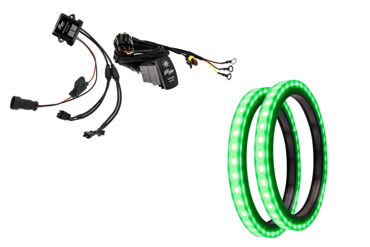 UTV Stereo 8" RGB LED Speaker Rings - Pair - Image 8