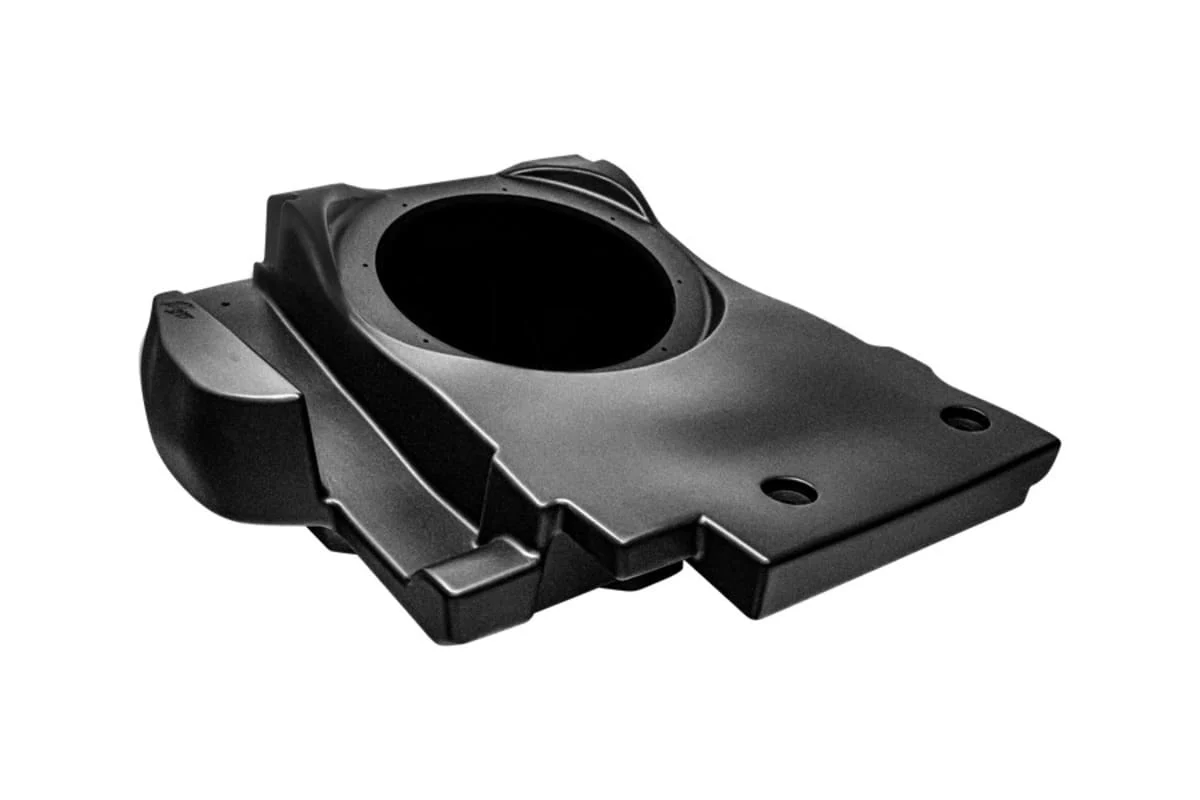 UTV Stereo Can-Am Maverick R 10” Front Driver Unloaded Subwoofer Enclosure - 2 Seats Model - Image 5