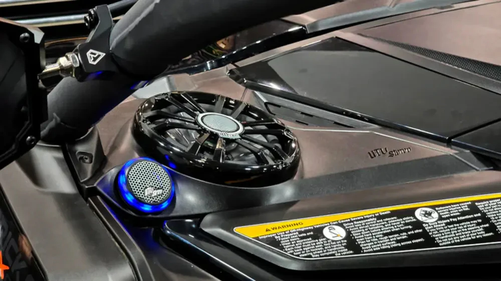 UTV Stereo Can-Am Maverick R 6.5” Dash Panel Speaker Mounts - Image 6