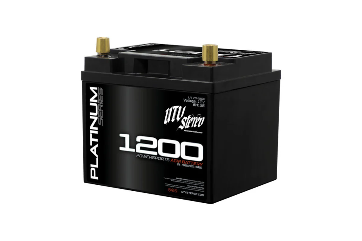 UTV Stereo Can-Am Maverick R Big Battery Mount - Image 2