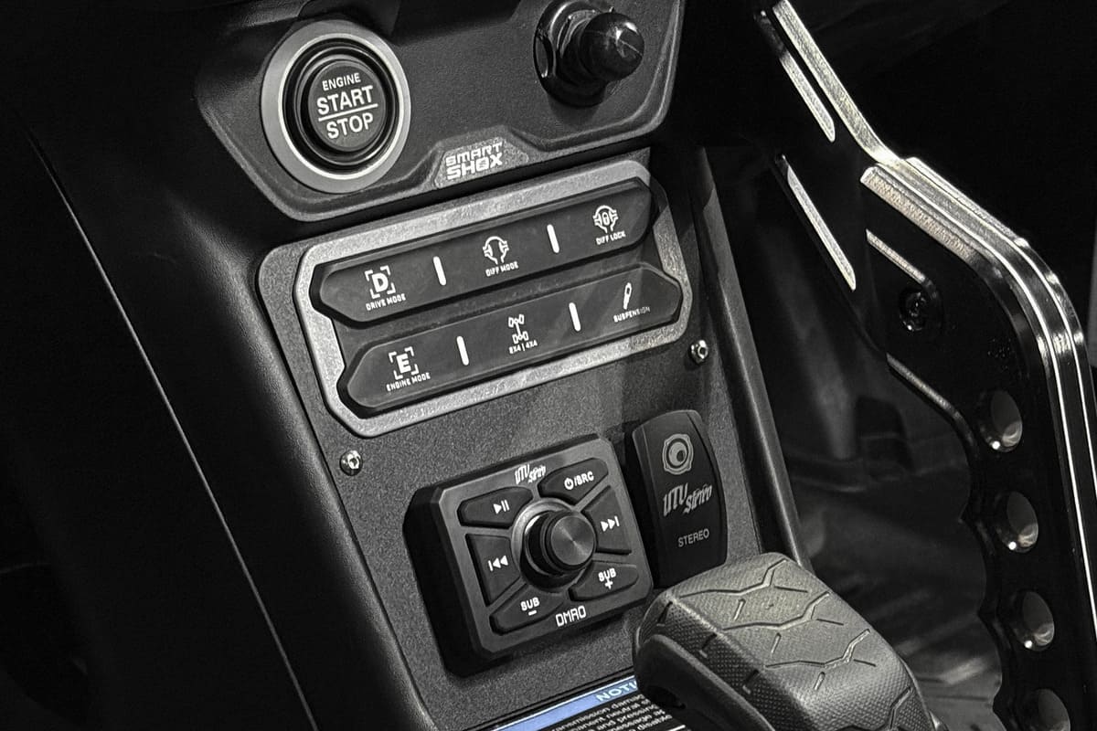 UTV Stereo Can-Am Maverick R Head Unit Mount Kit - Image 5