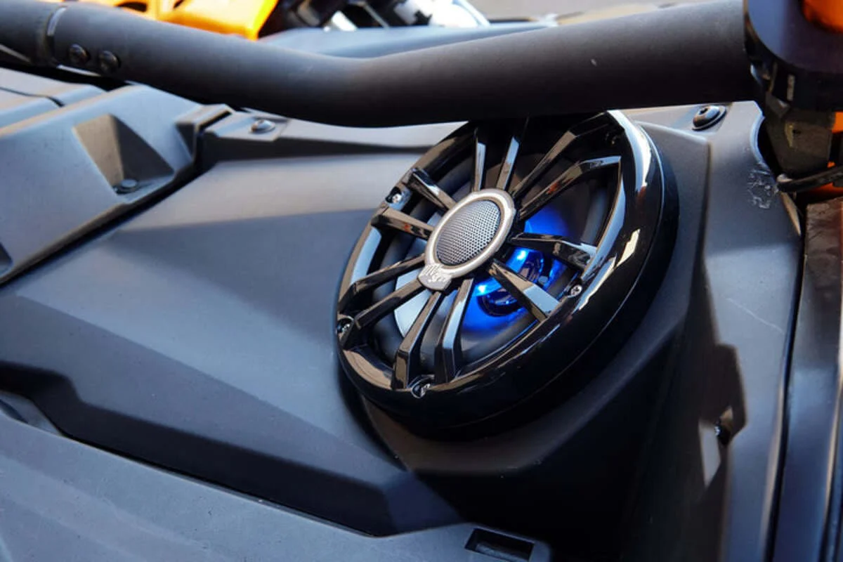 UTV Stereo Can-Am Maverick X3 6.5” Dash Panel Speaker Enclosures - Image 2