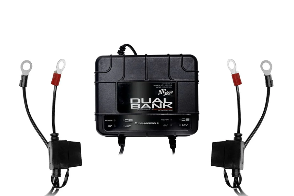 UTV Stereo Dual Bank Battery Charger & Maintainer - Image 3