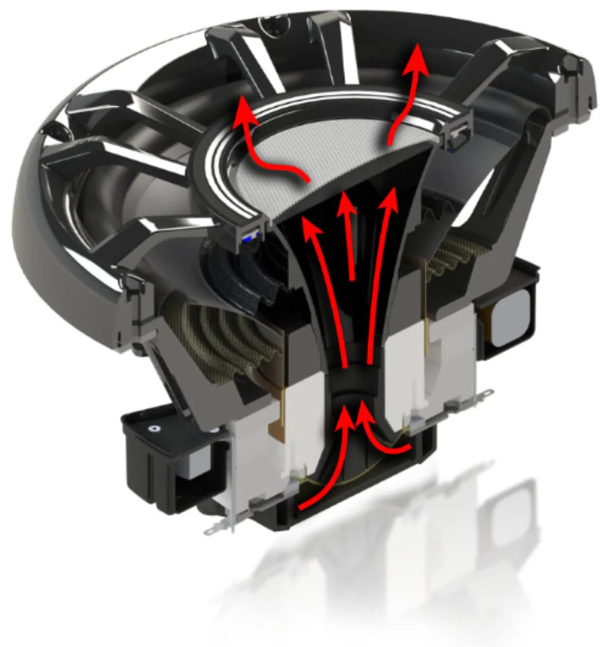 UTV Stereo Elite Series 8" Compression Horn Speakers - Pair - Image 2