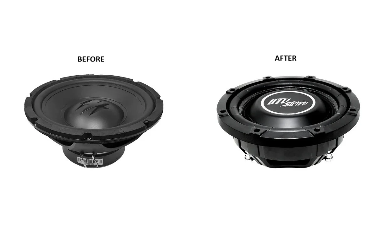 UTV Stereo Kawasaki Teryx H2 10" Vented Sub Kit - Image 3