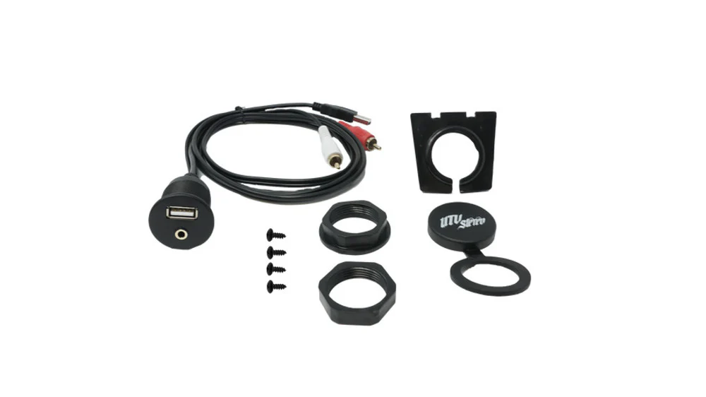 UTV Stereo Polaris RZR Pocket Display Unit Mount w/ Rocker Switch Cutouts - Image 10