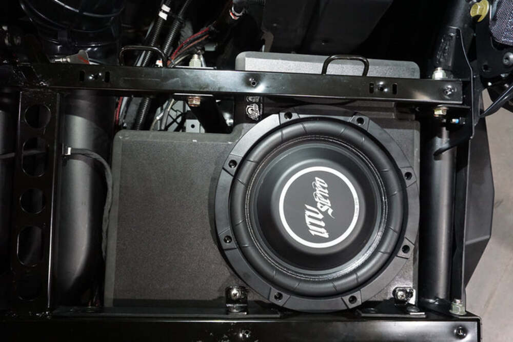 UTV Stereo Polaris RZR Pro Series 10" Rear Driver Subwoofer Enclosure - Image 3