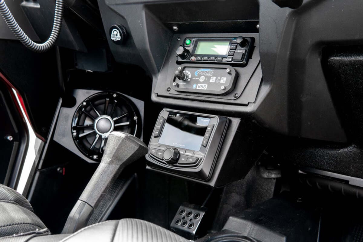 UTV Stereo Polaris RZR Under Dash Display Mount - Image 3