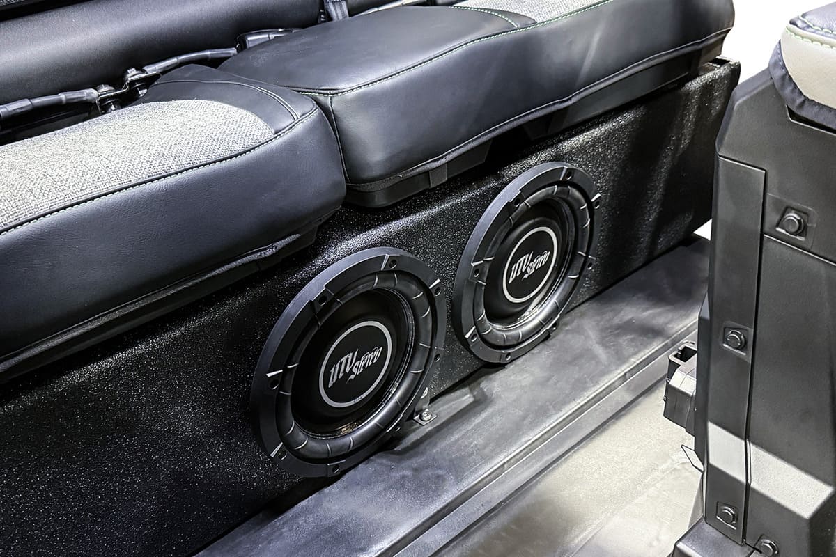 UTV Stereo Polaris Xpedition Rear Subwoofer Upgrade - Image 3
