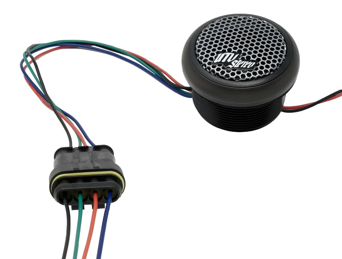 UTV Stereo Pro Series 1” Tweeter With Built in RGB LED - Pair - Image 7