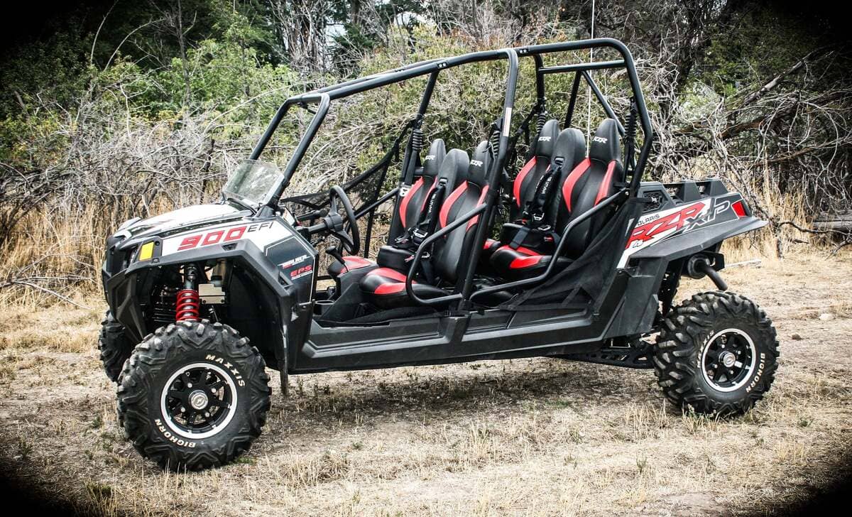 UTVMA '15-'24 Polaris RZR 4 900 Front & Rear Bump Seat Set - Image 10