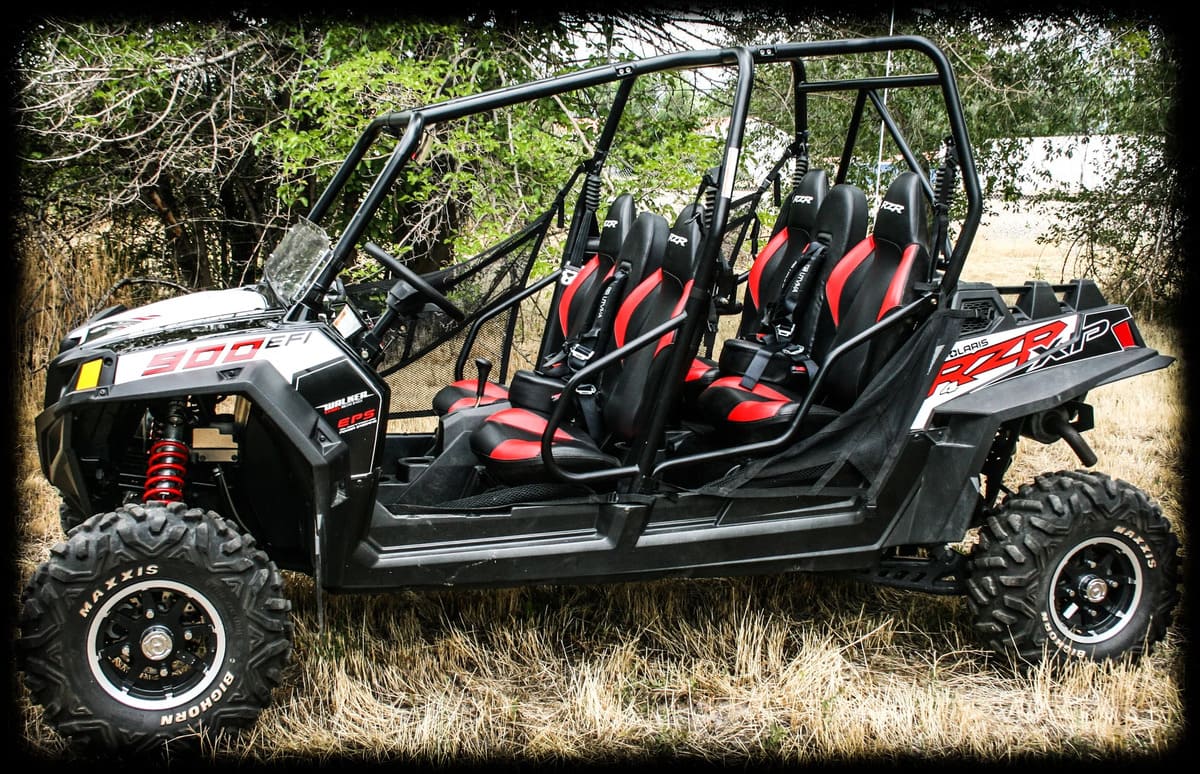 UTVMA '15-'24 Polaris RZR 4 900 Front & Rear Bump Seat Set - Image 4