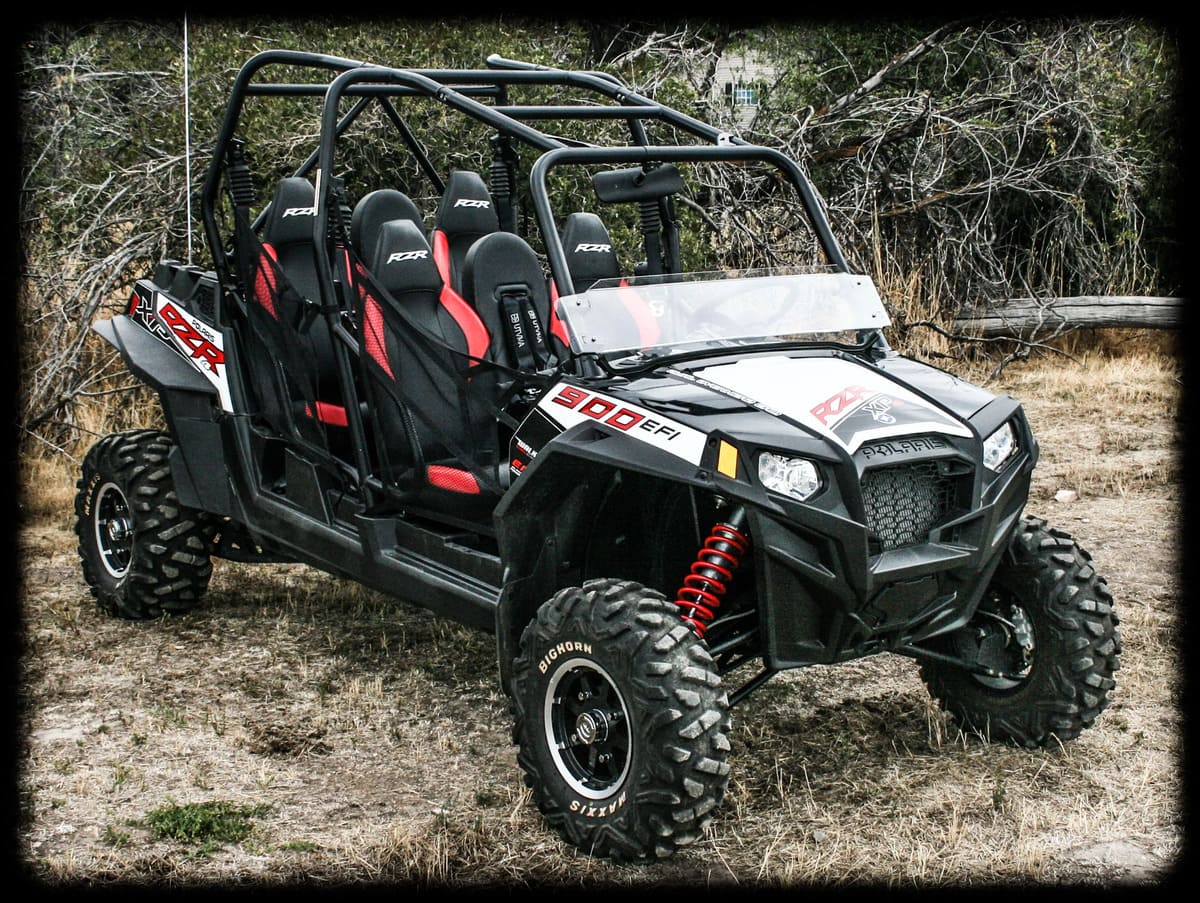 UTVMA '15-'24 Polaris RZR 4 900 Front & Rear Bump Seat Set - Image 7