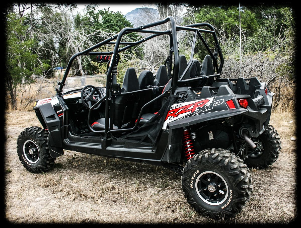 UTVMA '15-'24 Polaris RZR 4 900 Front & Rear Bump Seat Set - Image 9