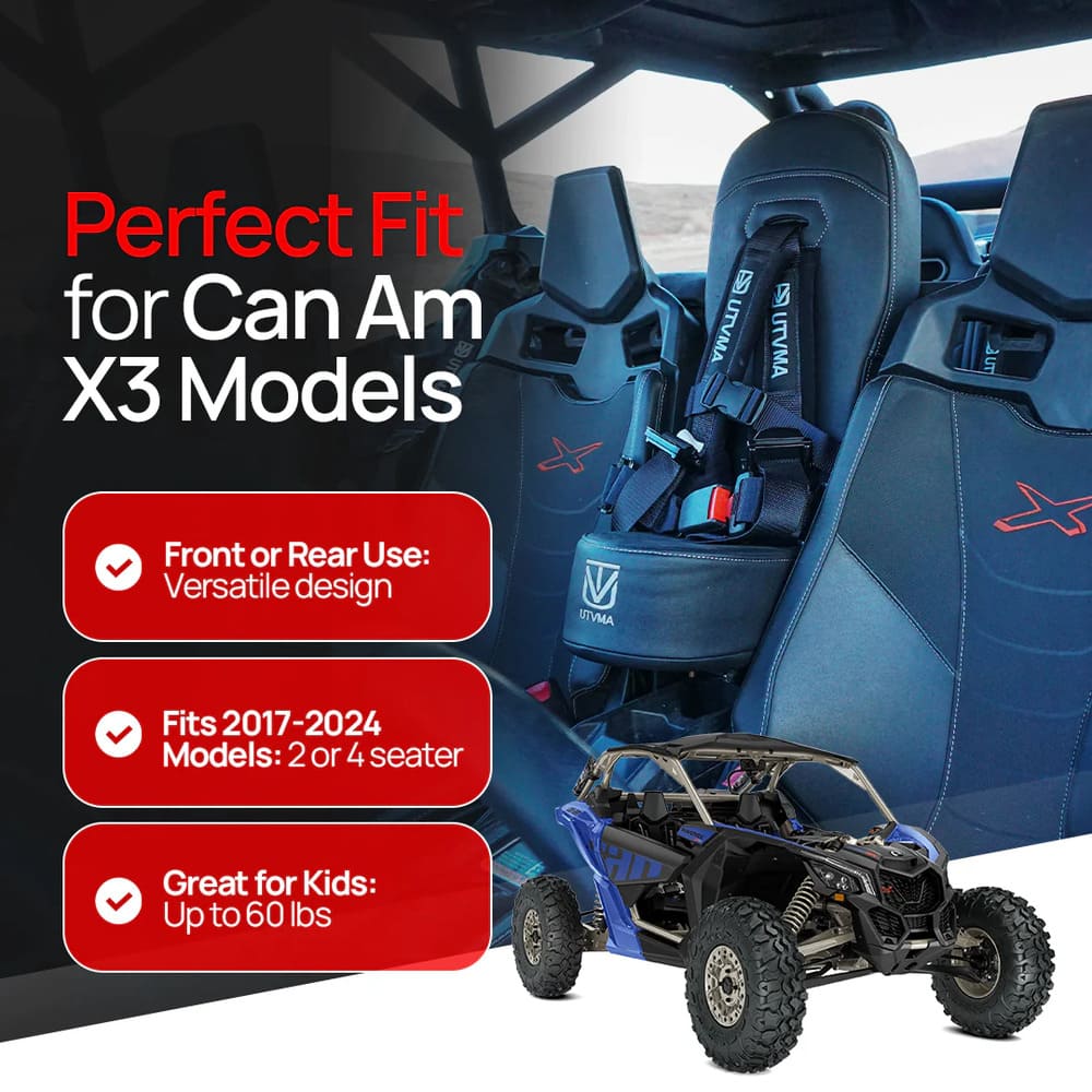 UTVMA '17-'25 Can-Am Maverick X3 Bump Seat - Image 12