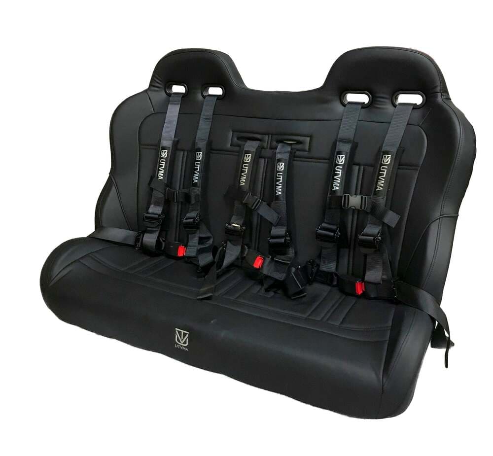 UTVMA '18-'25 Yamaha Wolverine X4 Rear Bench Seat w/ Harnesses - Image 5