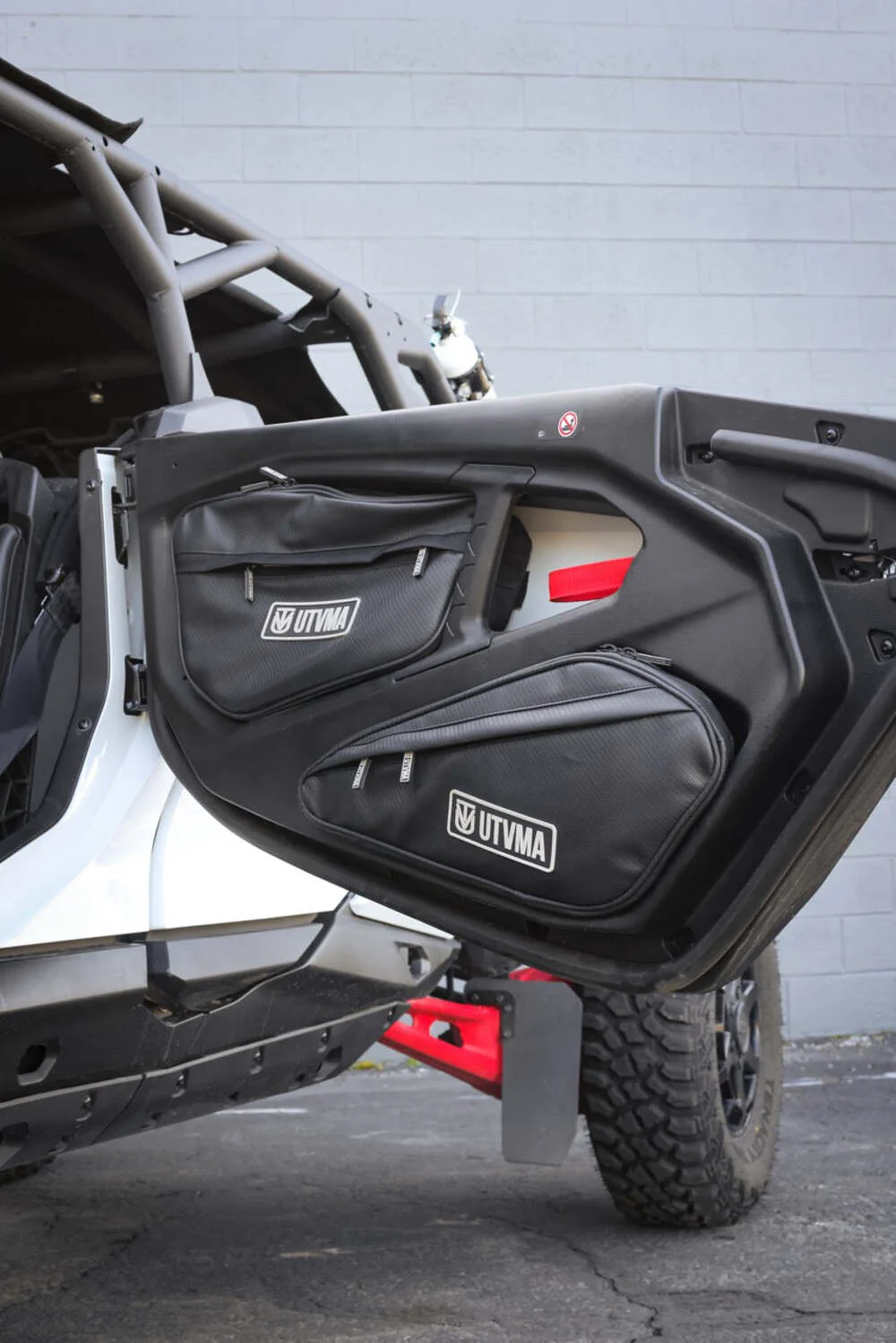 UTVMA '24-'25 Can-Am Maverick R Front Upper Door Bag - Image 5
