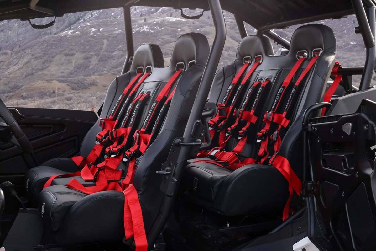 UTVMA '24 Polaris RZR 1000 2 & 4 Seater Front/Rear Bench Seat W Harnesses - Image 8