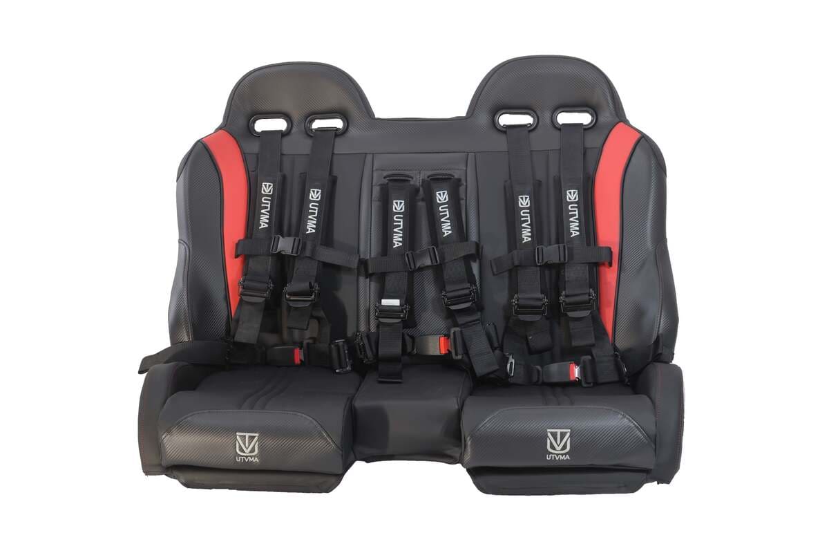 UTVMA '24+ Polaris RZR XP 1000 2 & 4 Seater Front/Rear Bench Seat w/ Harnesses - Image 6
