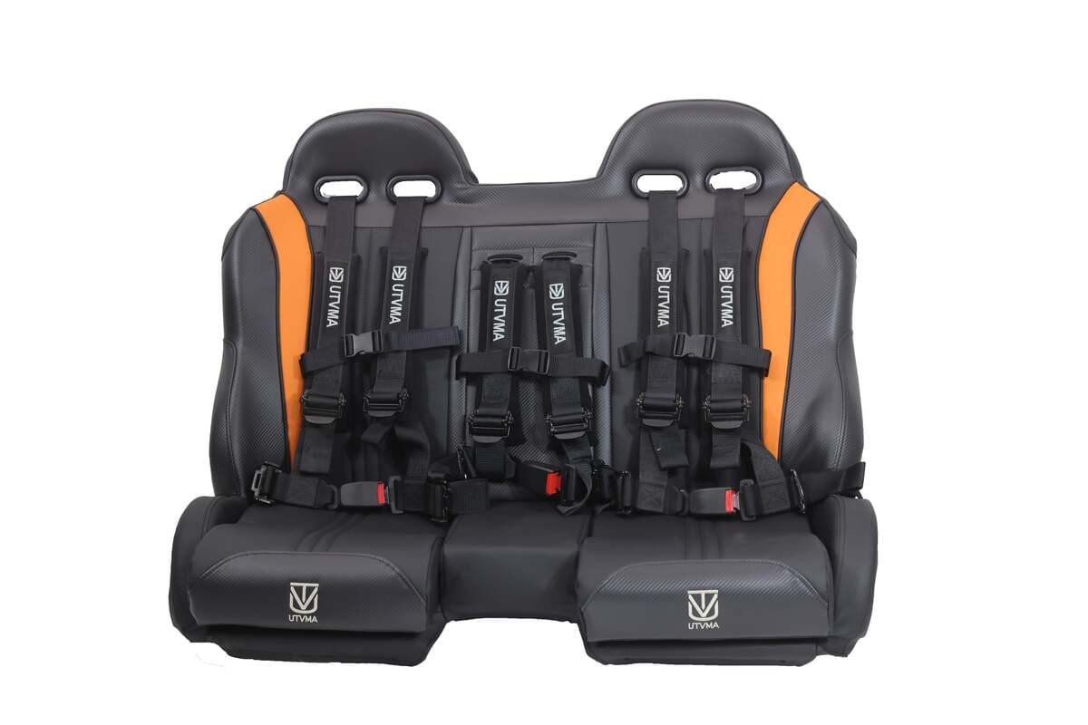 UTVMA '24+ Polaris RZR XP 1000 2 & 4 Seater Front/Rear Bench Seat w/ Harnesses - Image 7