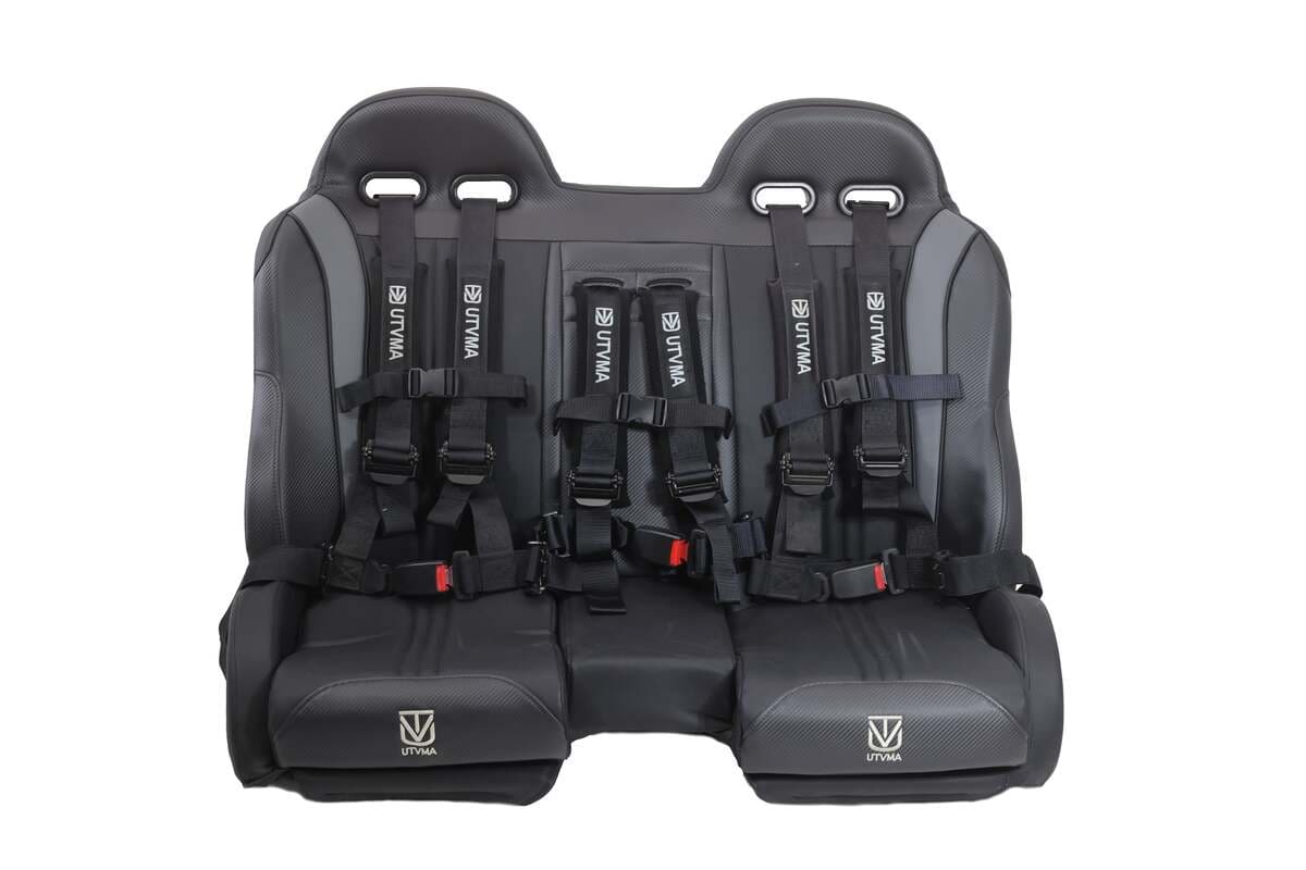 UTVMA '24+ Polaris RZR XP 1000 2 & 4 Seater Front/Rear Bench Seat w/ Harnesses - Image 8