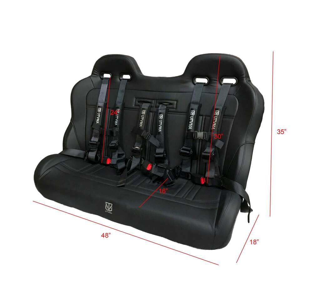 UTVMA '25+ Yamaha Wolverine RMAX 4 Compact Rear Bench Seat - Image 12