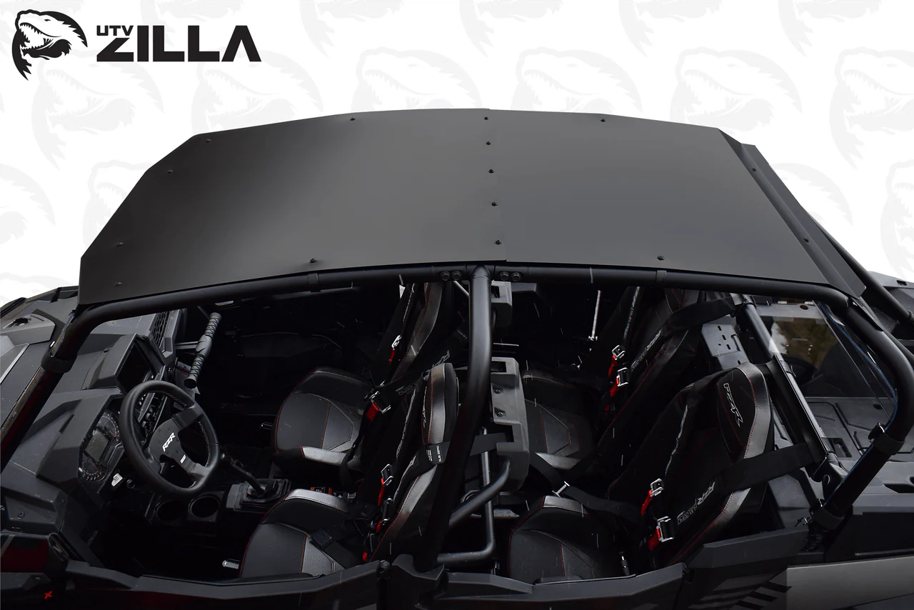 UTVZilla Black Aluminum Roof for RZR 4 Turbo S - Image 5