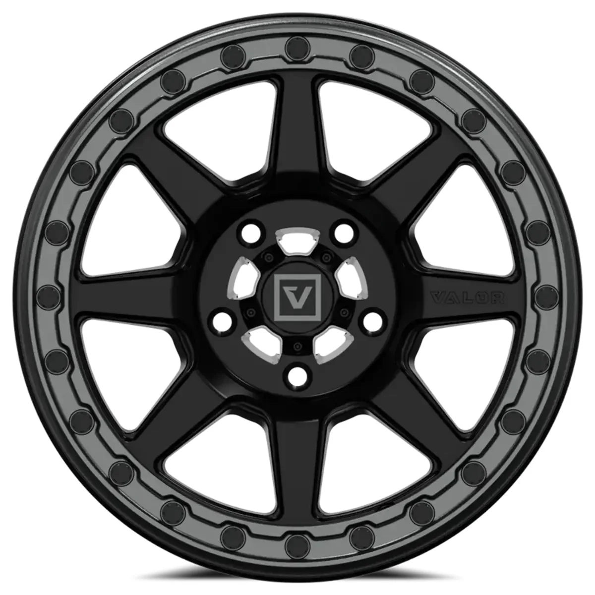 Valor Off-Road V13 UTV Wheel - Satin Black - Image 2