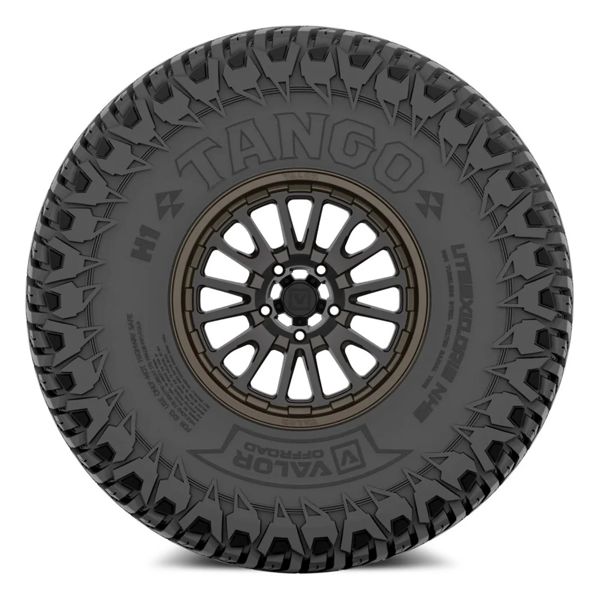 Valor Offroad Tango on 15x7 V14 RB UTV Wheel & Tire Kit - Image 2