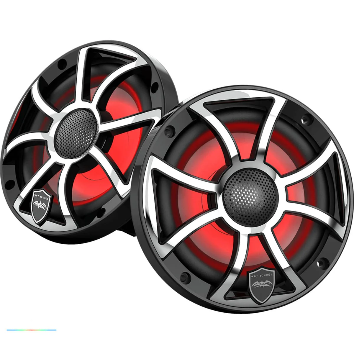 Wet Sounds High Output Component Style 6.5" Marine Coaxial Speakers - Image 3