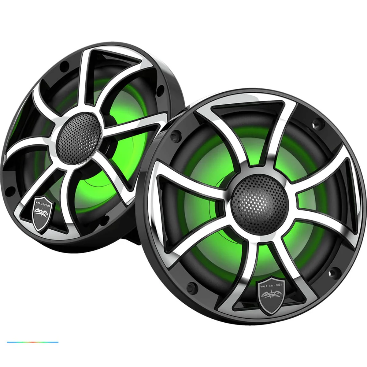Wet Sounds High Output Component Style 6.5" Marine Coaxial Speakers - Image 5