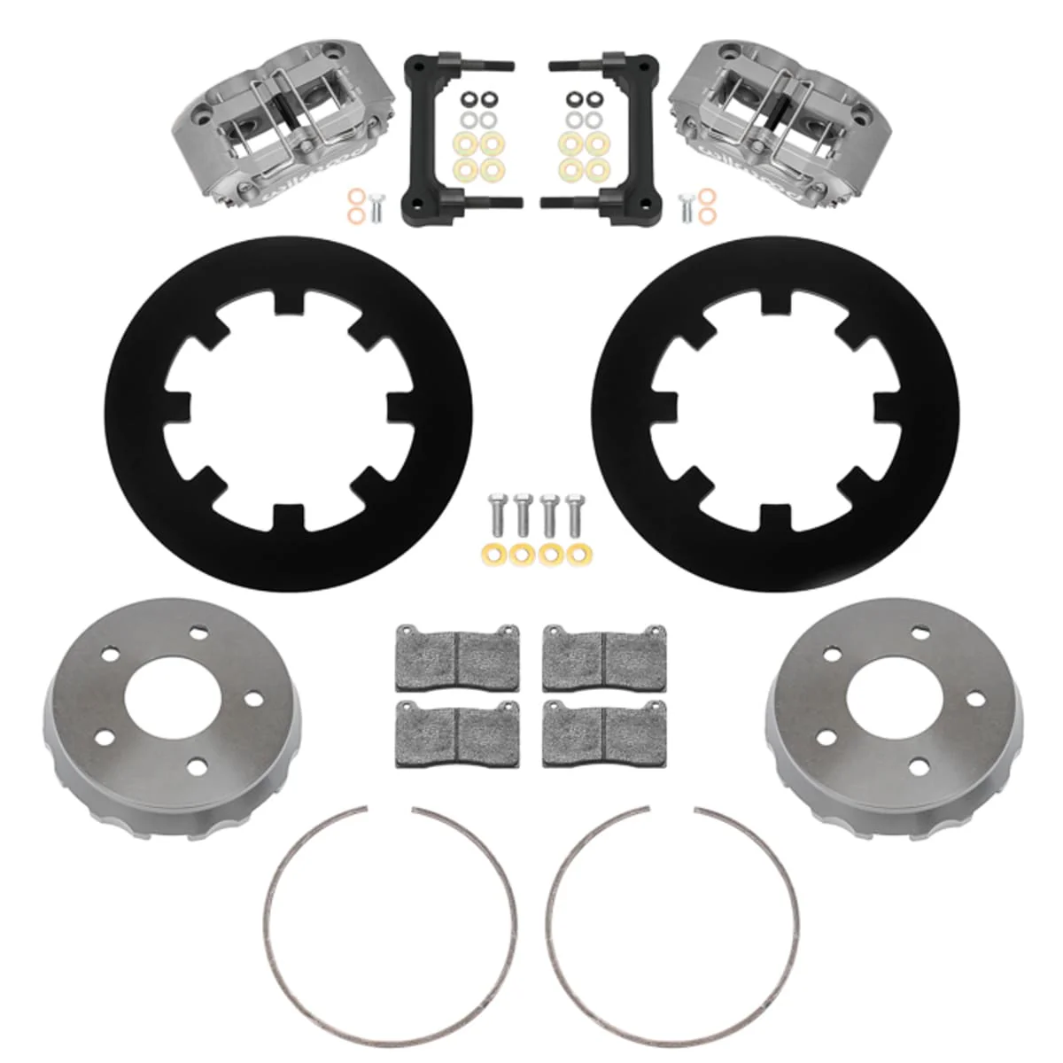 Wilwood Polaris RZR Turbo R/Pro R 5-Lug Rear UTV Brake Kit - Race - Image 2