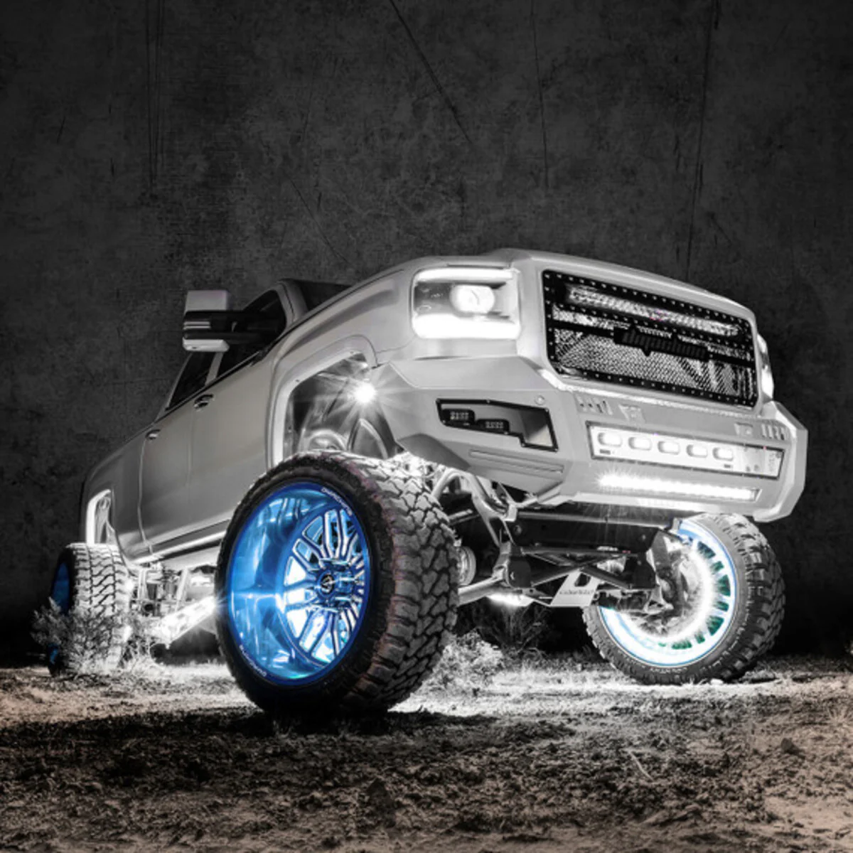 XK Glow Pure White UTV Rock Light Kit - Image 3